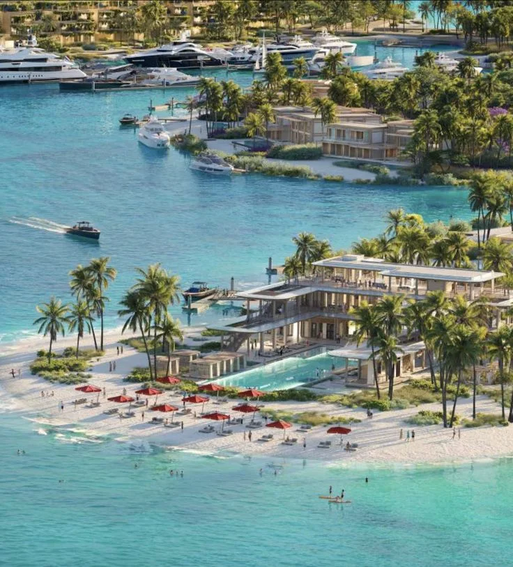 Luxury waterfront villas and marina lifestyle